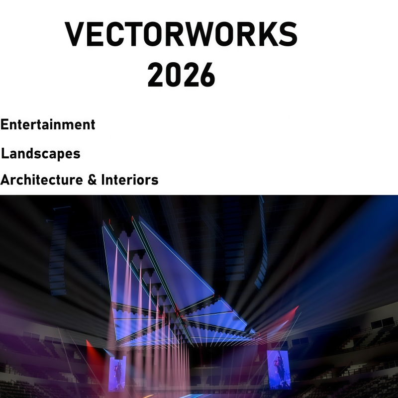Interior Design Build - برنامج Vectorworks 2026 النسخة الكاملة متعدد