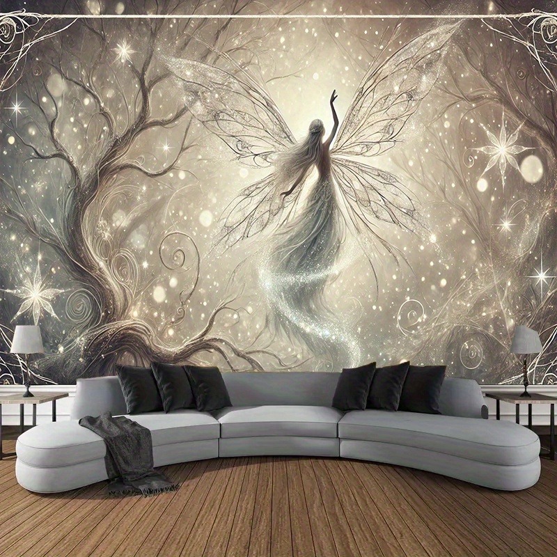 الخيال الجنية شجرة جدار جدارية - مراجعة Interior Design Hd وسعره