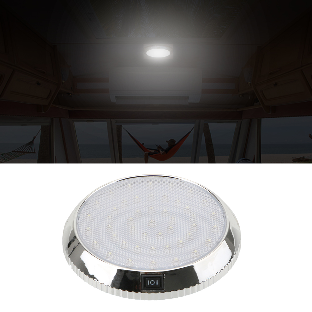 مصباح قراءة 46LED 12V إضاءة سق - مراجعة Interior Design Intern وسعره